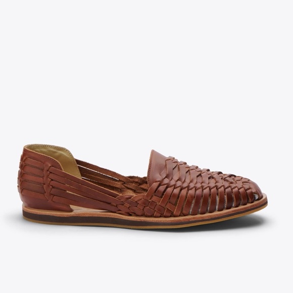 Nisolo Men's Huarache Sandal, Brandy, M12 - Picture 3 of 8